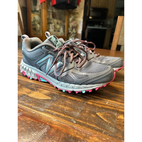 New Balance Shoes - New Balance 412 v3 Tech Ride Trail Running Shoes Grey Pink Teal Womens 9.5 or M8